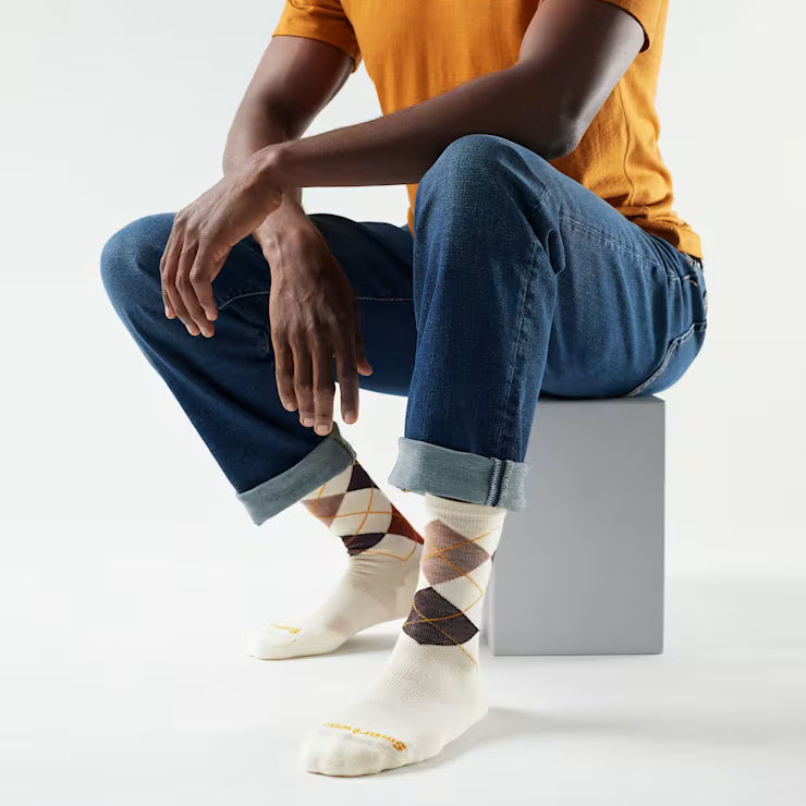 Smartwool Everyday Diamond Jim Argyle Crew Socks - Image 2