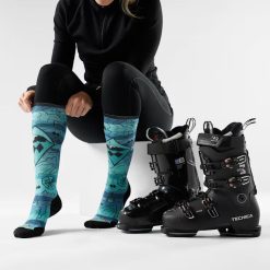 Alternative view of Smartwool Women's Ski Topo Treasures Print Over The Calf Socks
