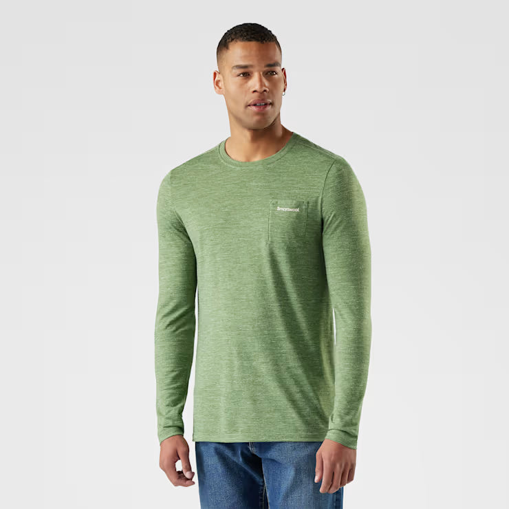 Smartwool Men's Merino Hemp Blend Gear Up Long Sleeve Graphic Tee