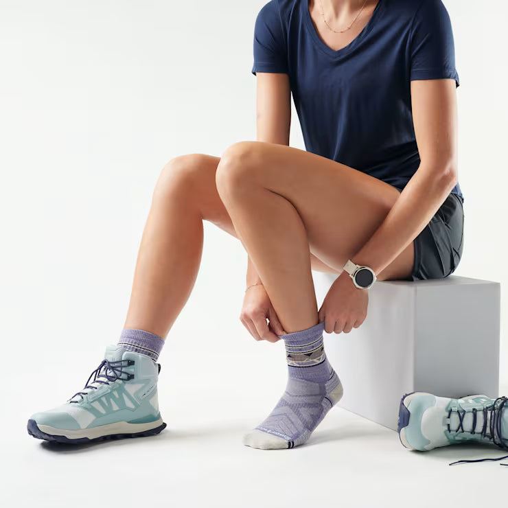 Smartwool Women's Hike Zig Zag Valley Mid Crew Socks - Image 2