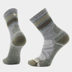 Smartwool Hike Striped Mid Crew Socks