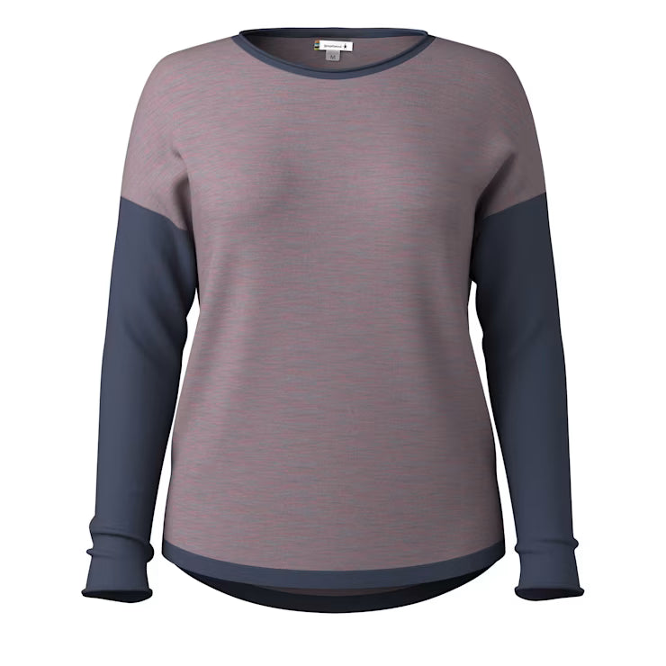 Smartwool Women's Shadow Pine Colorblock Crew Sweater - Image 3