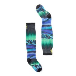 Alternative view of Smartwool Junior Ski Aurora Flash Print Over The Calf Socks