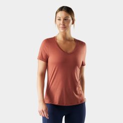 Smartwool Women's Active Ultralite V - Neck Short Sleeve