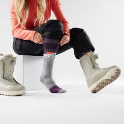 Alternative view of Smartwool Women's Snowboard Valley Sunset Over The Calf Socks