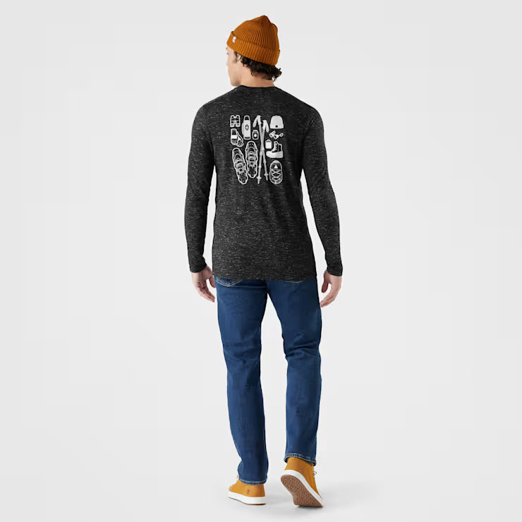 Smartwool Men's Merino Hemp Blend Gear Up Long Sleeve Graphic Tee - Image 3