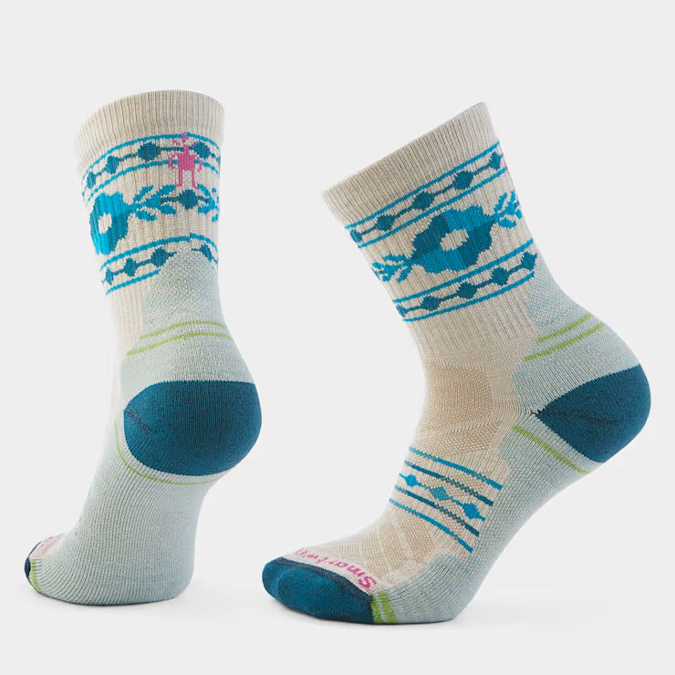 Smartwool Women's Hike Retro Floral Mid Crew Socks