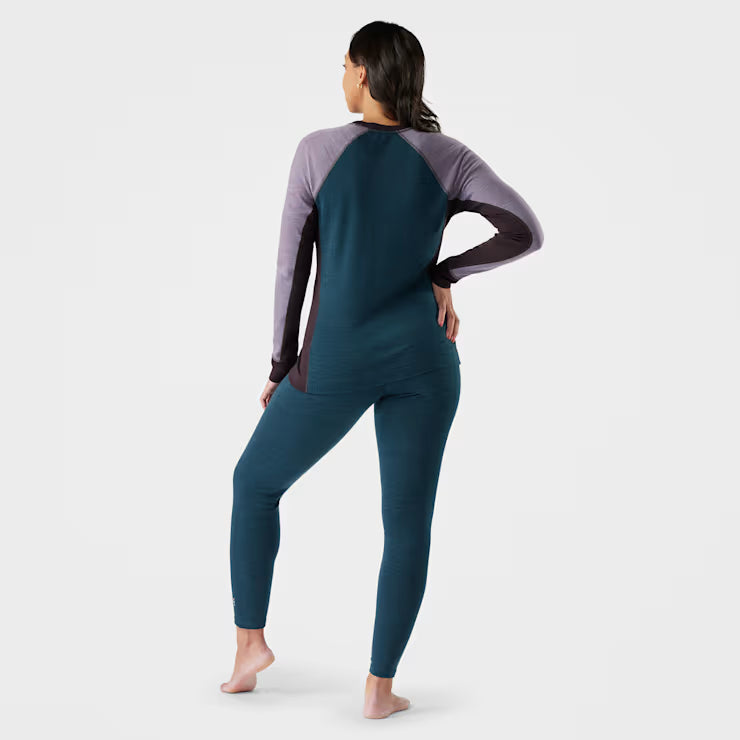 Smartwool Women's Classic Thermal Merino Base Layer Colorblock Crew - Image 3