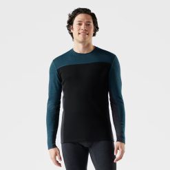 Smartwool Men's Classic Thermal Merino Base Layer Colorblock Crew