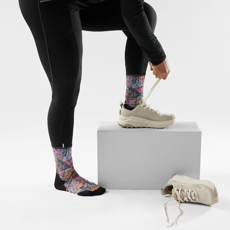 Smartwool Women's Trail Run Triangle Prism Print Crew Socks - Image 2