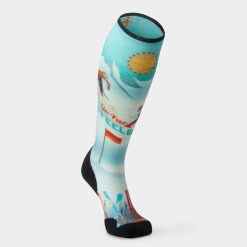 Alternative view of Smartwool Women's Ski Snow Bunny Print Over The Calf Socks