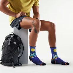 Alternative view of Smartwool Hike Mountain Myth Print Crew Socks