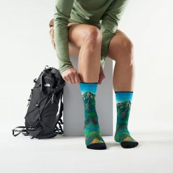 Alternative view of Smartwool Women??s Hike Mountain Lake Print Crew Socks