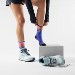 Alternative view of Smartwool Women??s Hike Mountain Sunrise Print Crew Socks