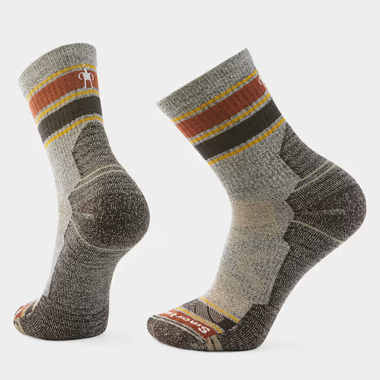 Smartwool Hike Striped Mid Crew Socks