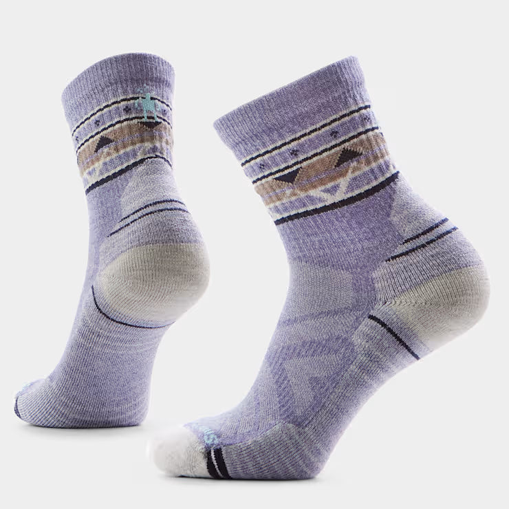 Smartwool Women's Hike Zig Zag Valley Mid Crew Socks