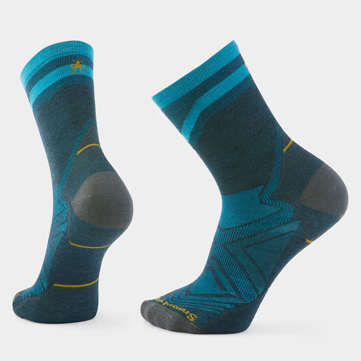 Smartwool Run Mid Crew Pattern Socks