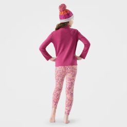 Alternative view of Smartwool Kids' Classic Thermal Merino Base Layer 1/4 Zip