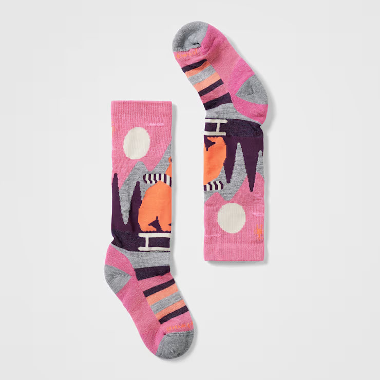 Smartwool Kids' Ski Sleigh Bear Over The Calf Socks