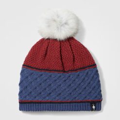 Alternative view of Smartwool Cable Knit Colorblock Pom Beanie
