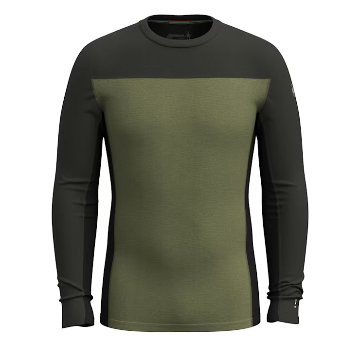 Smartwool Men's Classic Thermal Merino Base Layer Colorblock Crew - Image 3