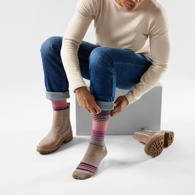 Smartwool Women's Everyday Stitch Stripe Crew Socks - Image 2