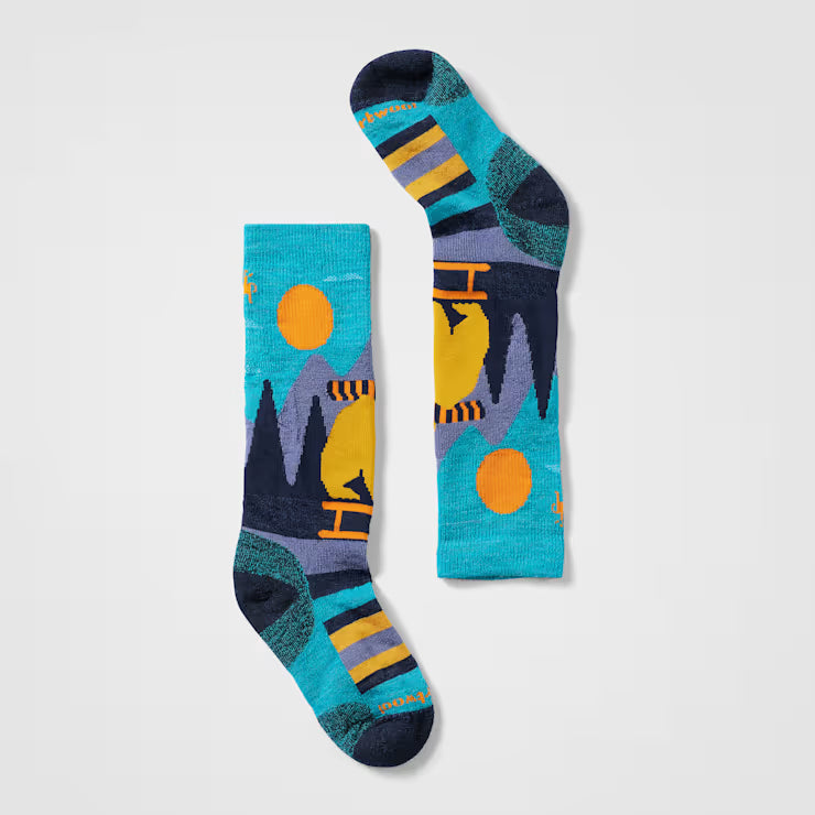 Smartwool Kids' Ski Sleigh Bear Over The Calf Socks