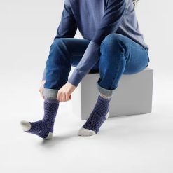 Alternative view of Smartwool Women's Everyday Cozy Popcorn Polka Dot Crew Socks