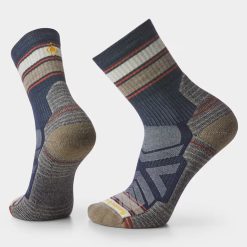 Smartwool Hike Striped Mid Crew Socks