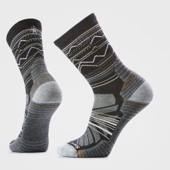 Smartwool Hike Mountain Range Pattern Crew Socks