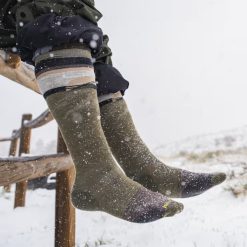 Alternative view of Smartwool Snowboard Mountain Sunrise Over The Calf Socks