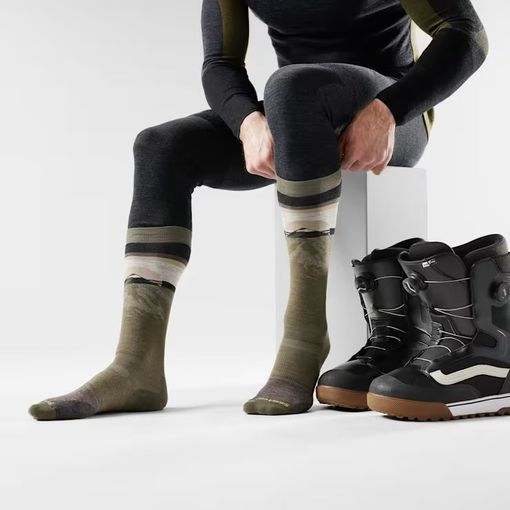 Smartwool Snowboard Mountain Sunrise Over The Calf Socks - Image 3