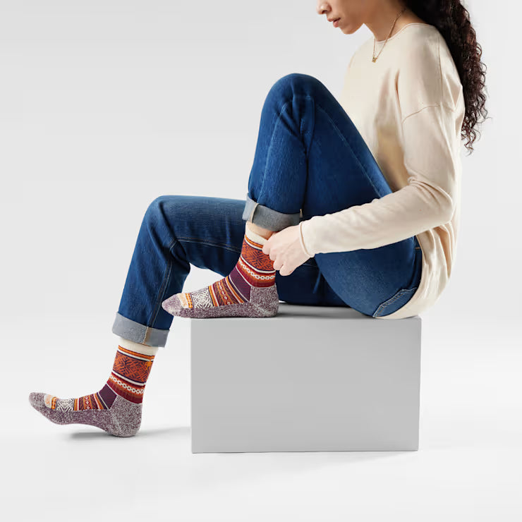 Smartwool Everyday Cozy Fair Isle Sweater Crew Socks - Image 2