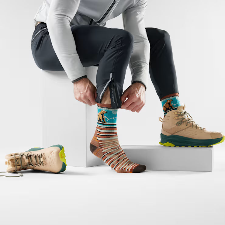 Smartwool Hike Bear Stripe Mid Crew Socks - Image 2