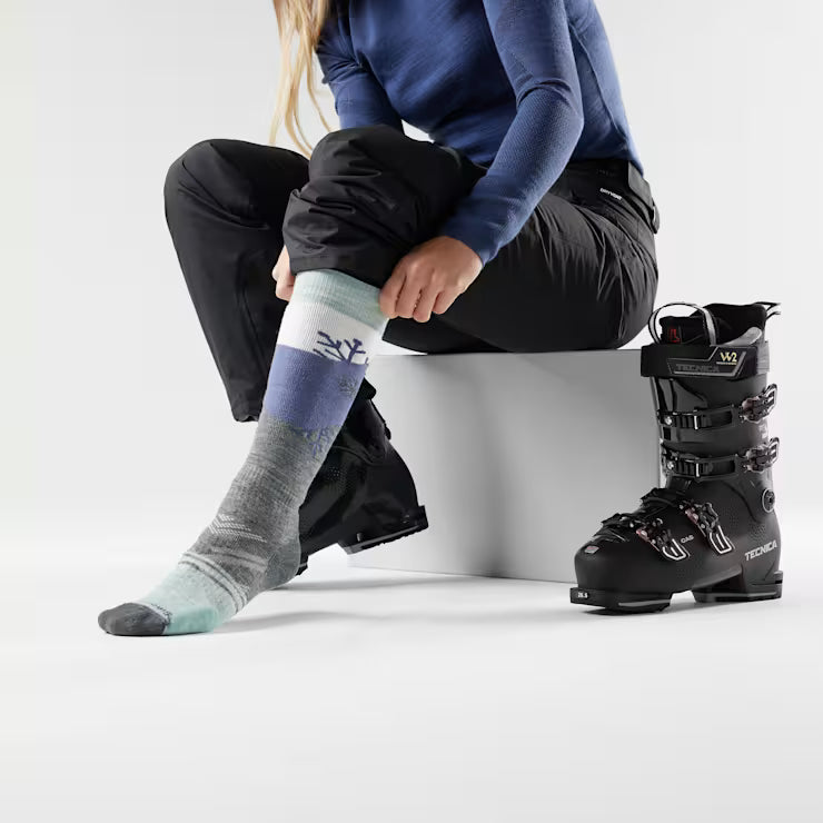 Smartwool Women's Ski Snowpocalypse Pattern Over The Calf Socks - Image 2