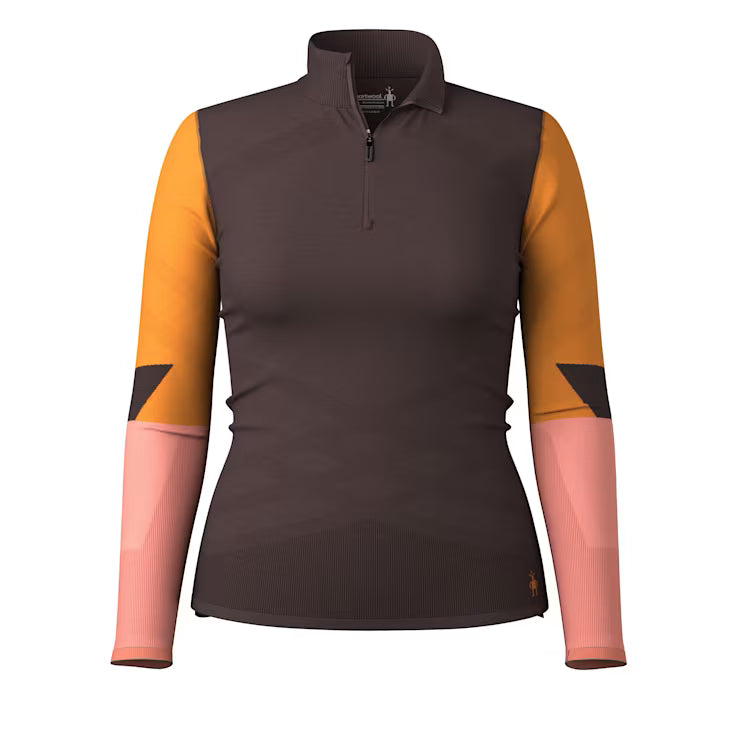 Smartwool Women's Intraknit? Thermal Merino Base Layer Colorblock 1/4 Zip - Image 4