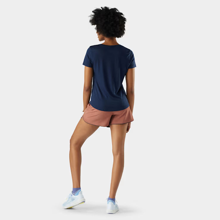 Smartwool Women's Active Ultralite V - Neck Short Sleeve - Image 2
