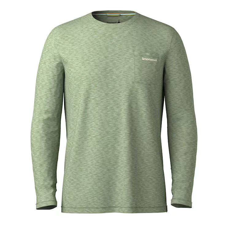 Smartwool Men's Merino Hemp Blend Gear Up Long Sleeve Graphic Tee - Image 3