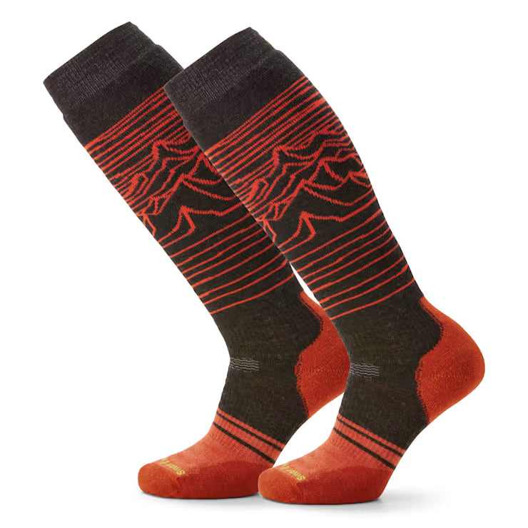 Smartwool Snowboard Iguchi Pattern Over The Calf Socks 2 - pack