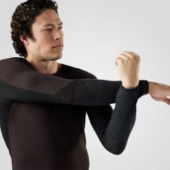 Alternative view of Smartwool Men's Intraknit? Thermal Merino Base Layer Colorblock Crew