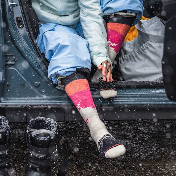 Smartwool Women's Ski Snowpocalypse Pattern Over The Calf Socks - Image 3