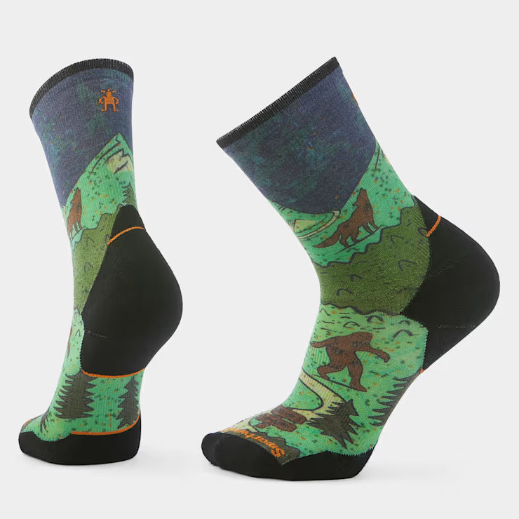 Smartwool Trail Run Neature Print Crew Socks