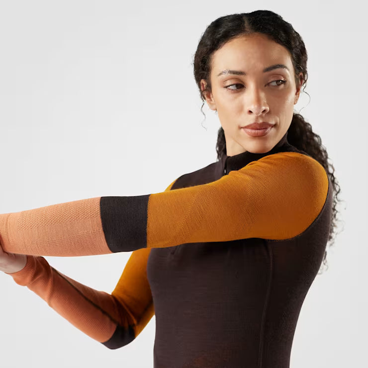 Smartwool Women's Intraknit? Thermal Merino Base Layer Colorblock 1/4 Zip - Image 3