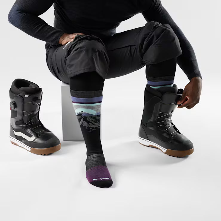Smartwool Snowboard Mountain Sunrise Over The Calf Socks - Image 2