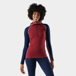 Smartwool Women's Classic Thermal Merino Base Layer 1/2 Zip Hoodie