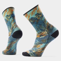 Smartwool Bike Rugged Ride Print Crew Socks