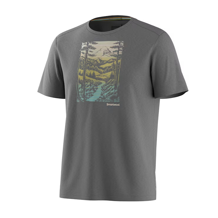 Smartwool Men's Winding Trail Active Short Sleeve Graphic Tee - Image 2