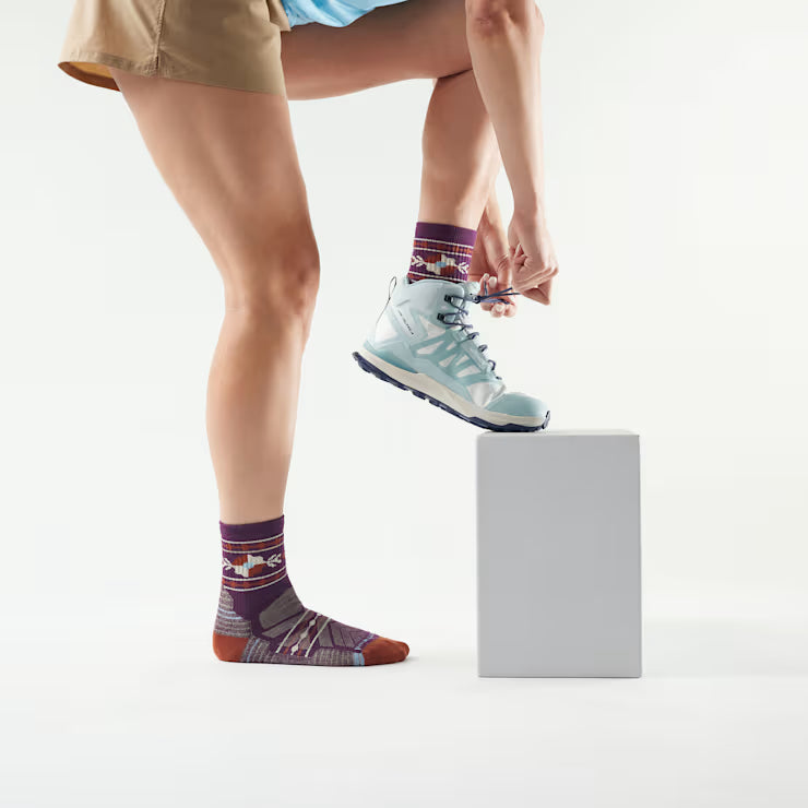 Smartwool Women's Hike Retro Floral Mid Crew Socks - Image 2