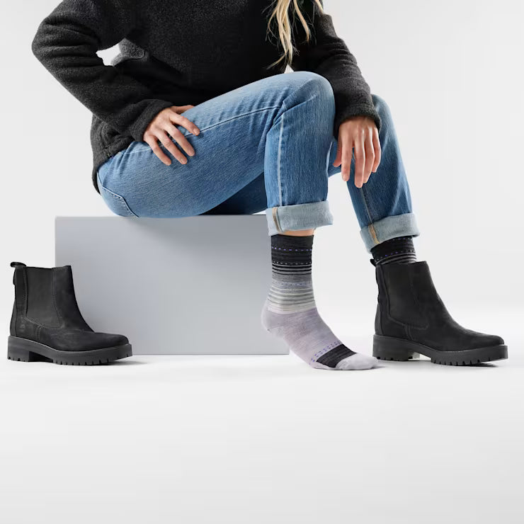 Smartwool Women's Everyday Stitch Stripe Crew Socks - Image 2
