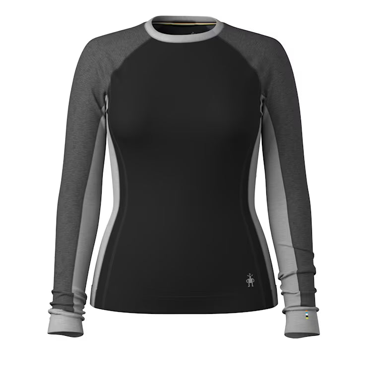 Smartwool Women's Classic Thermal Merino Base Layer Colorblock Crew - Image 2